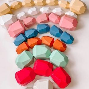 Montessori inspired wooden blocks. Perfect GIFT 🎁 20 blocks new i…